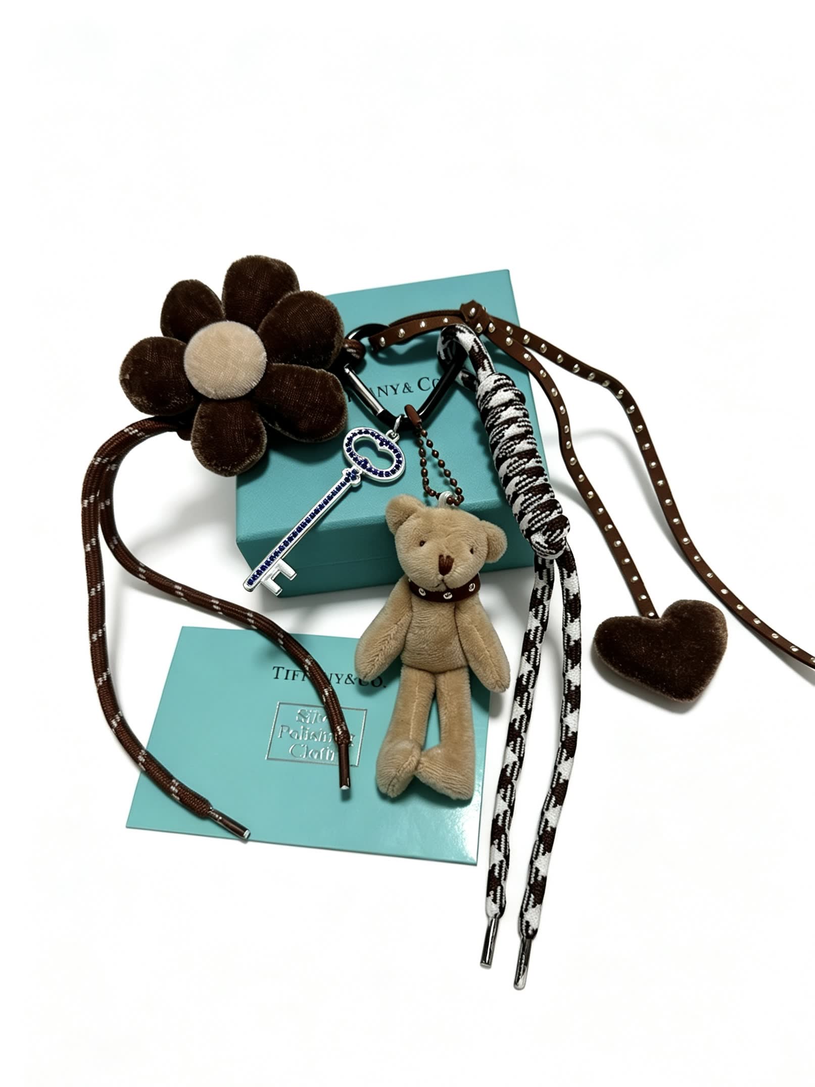 Tiffany & Co. Teddy Bear Keychain